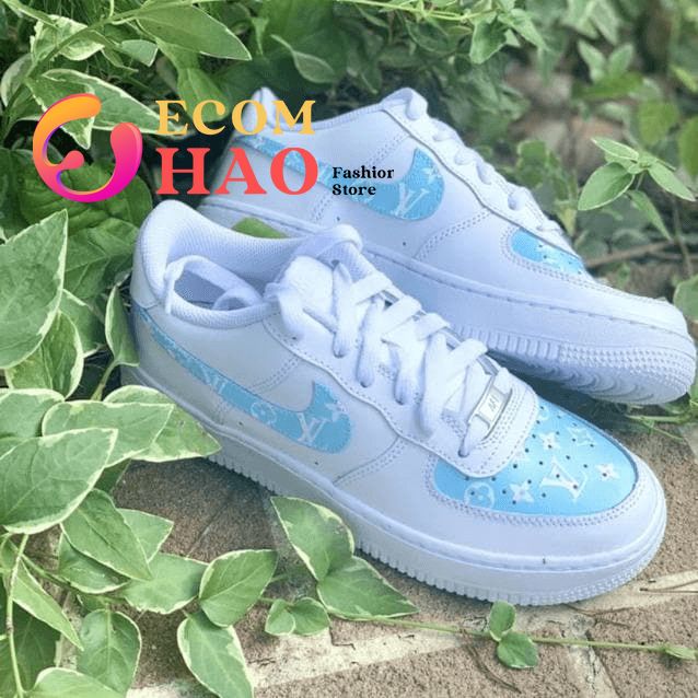 Air Force 1 Personalizado Baby Blue Louis