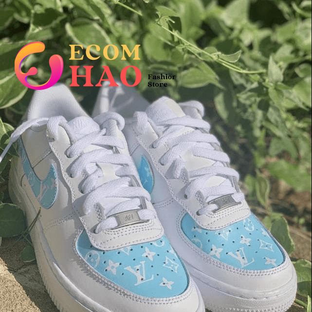 Air Force 1 Personalizado Baby Blue Louis