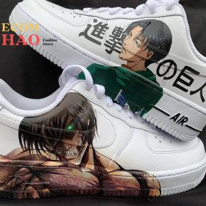 Attack on Titan – Eren x Levi Air Force 1 Custom