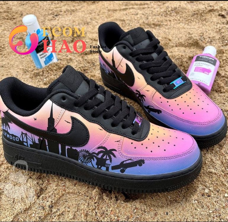 California Love Sunset Custom Air Force 1