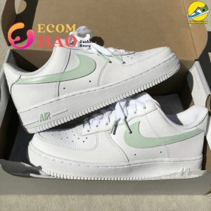 Custom Air Force 1S Pastel Sage Green
