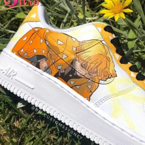 Demon Slayer Kimetsu no Yaiba – Zenitsu Air Force 1 Custom