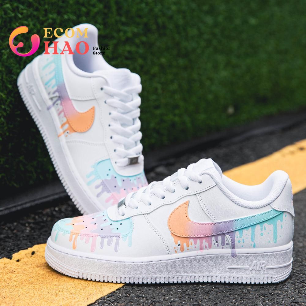 Drip Colorful Air Force 1 Custom