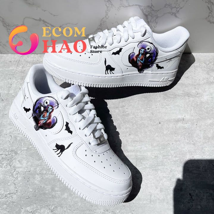 Jack & Sally Heart Air Force 1 Custom