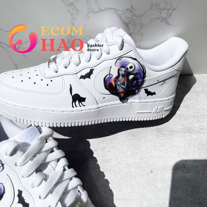 Jack & Sally Heart Air Force 1 Custom