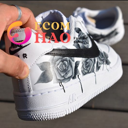 Midnight Blossoms Custom Air Force 1