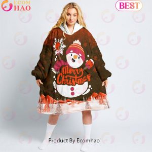 NFL Cleveland Browns Christmas Oversize Hoodie Sweatshirt Comfy Pullover Blanket