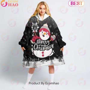 NFL Las Vegas Raiders Christmas Oversize Hoodie Sweatshirt Comfy Pullover Blanket