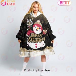 NFL New Orleans Saints Christmas Oversize Hoodie Sweatshirt Comfy Pullover Blanket