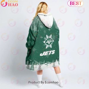 NFL New York Jets Christmas Oversize Hoodie Sweatshirt Comfy Pullover Blanket NFL New York Jets Christmas Oversize Hoodie Sweatshirt Comfy Pullover Blanket