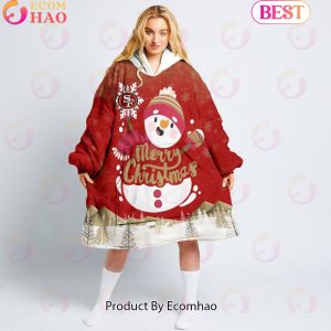 NFL San Francisco 49ers Christmas Oversize Hoodie Sweatshirt Comfy Pullover Blanket