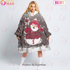 NFL Tampa Bay Buccaneers Christmas Oversize Hoodie Sweatshirt Comfy Pullover Blanket