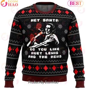 American Santa American Psycho Ugly Christmas Sweater