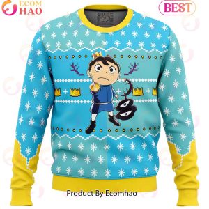 Bojji and Kage Ranking of Kings Ugly Christmas Sweater Bojji and Kage Ranking of Kings Ugly Christmas Sweater