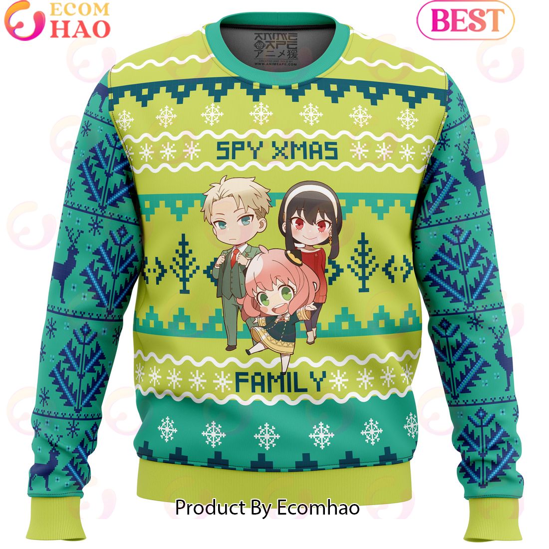 Bojji and Kage Ranking of Kings Ugly Christmas Sweater