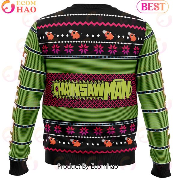 Denji Chainsaw Man Ugly Christmas Sweater