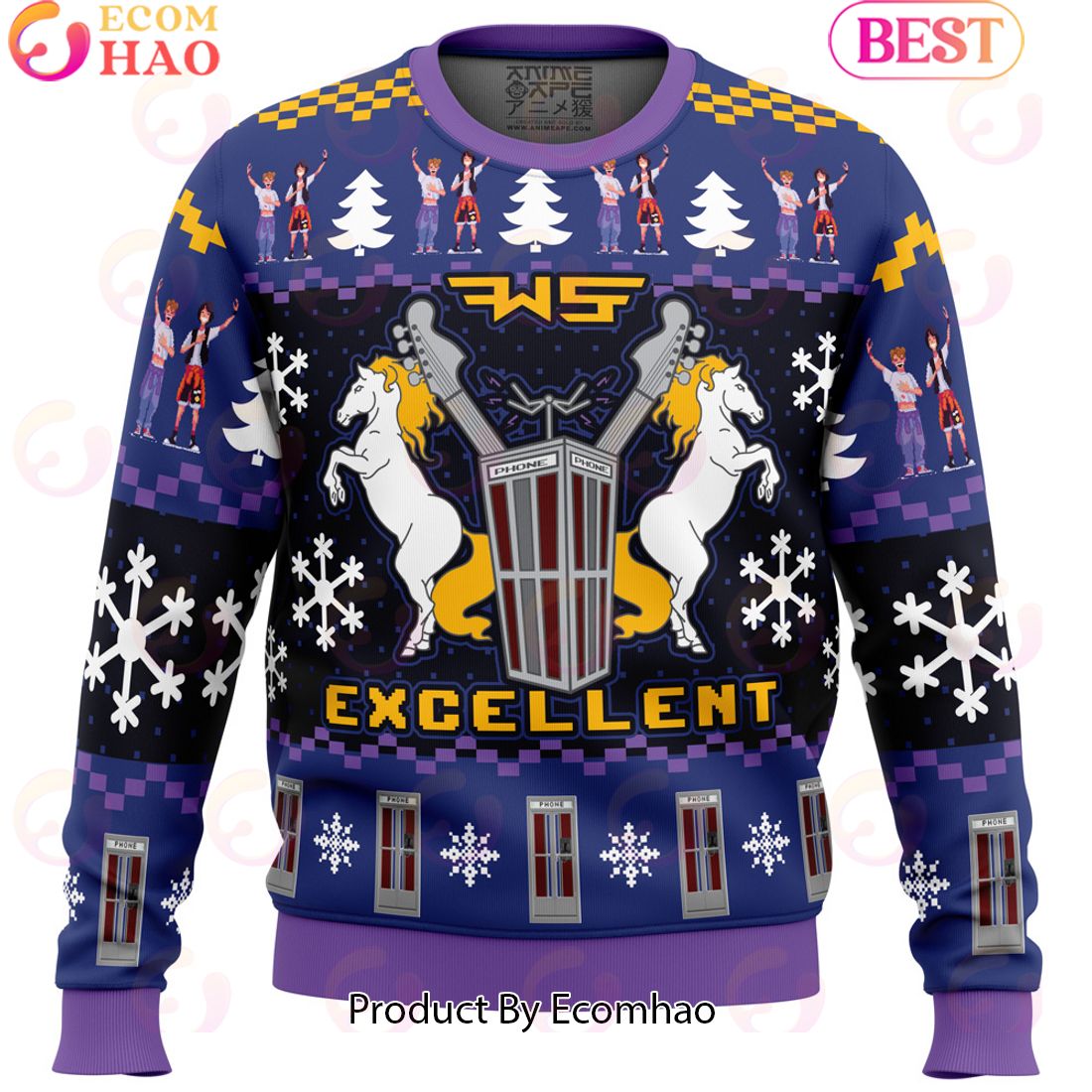 Kaiman Dorohedoro Ugly Christmas Sweater