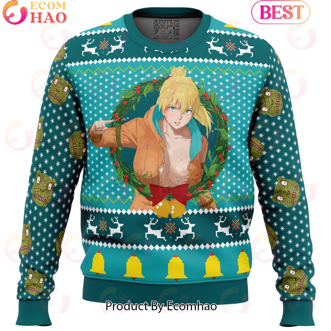 Nikaido Dorohedoro Ugly Christmas Sweater