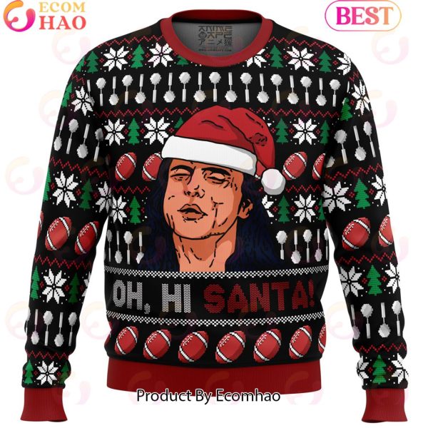 Oh, Hi Santa The Room Ugly Christmas Sweater