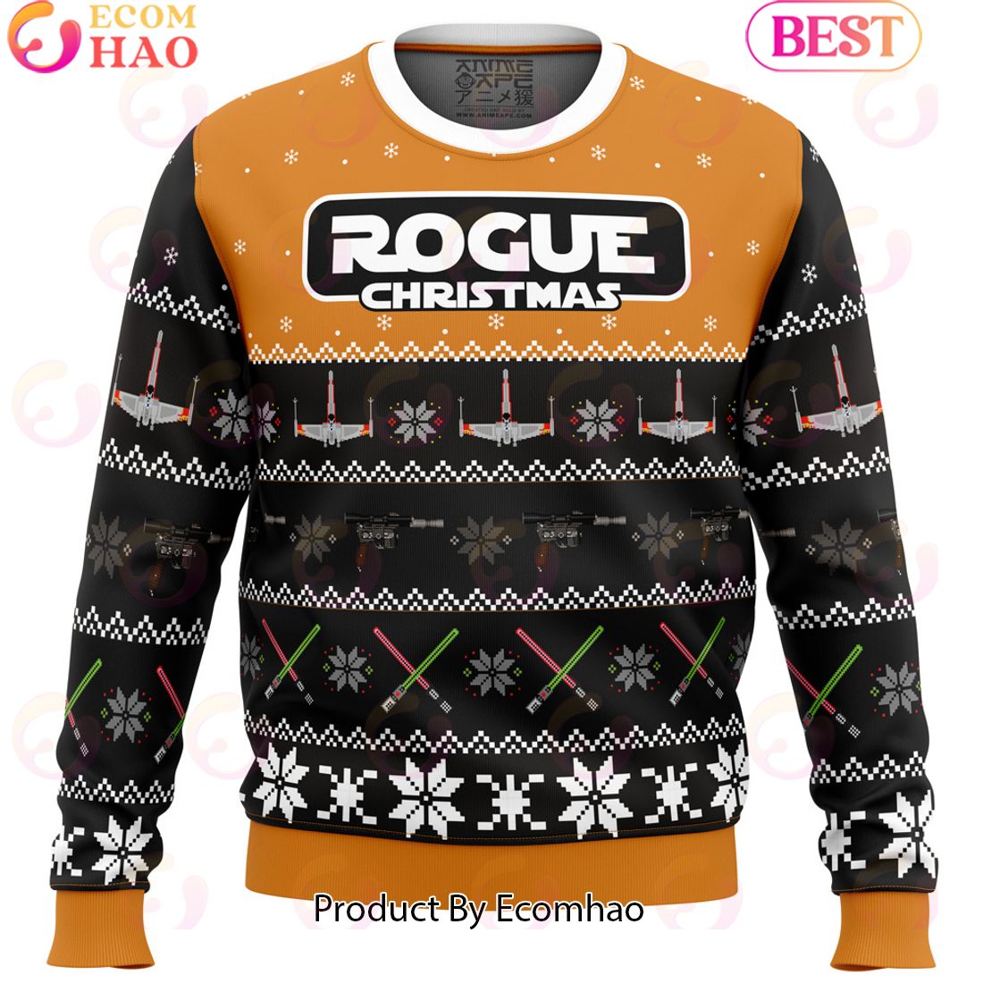 Rogue Christmas Star Wars Ugly Christmas Sweater