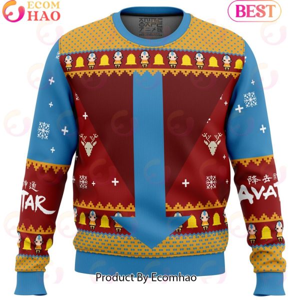 Airbenders Air Nomads Avatar Ugly Christmas Sweater