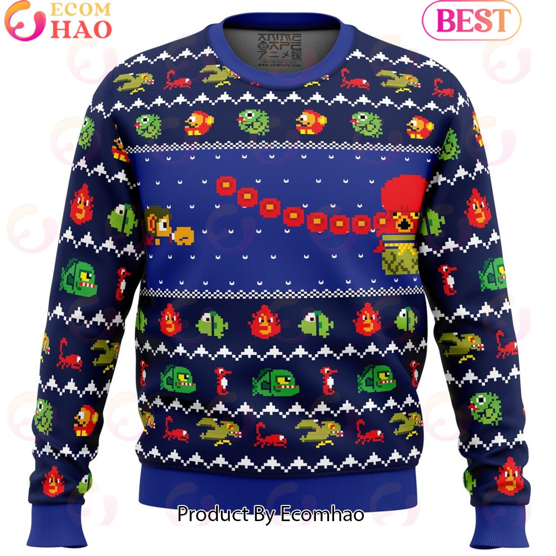 Alex Kidd In Christmas World Ugly Christmas Sweater