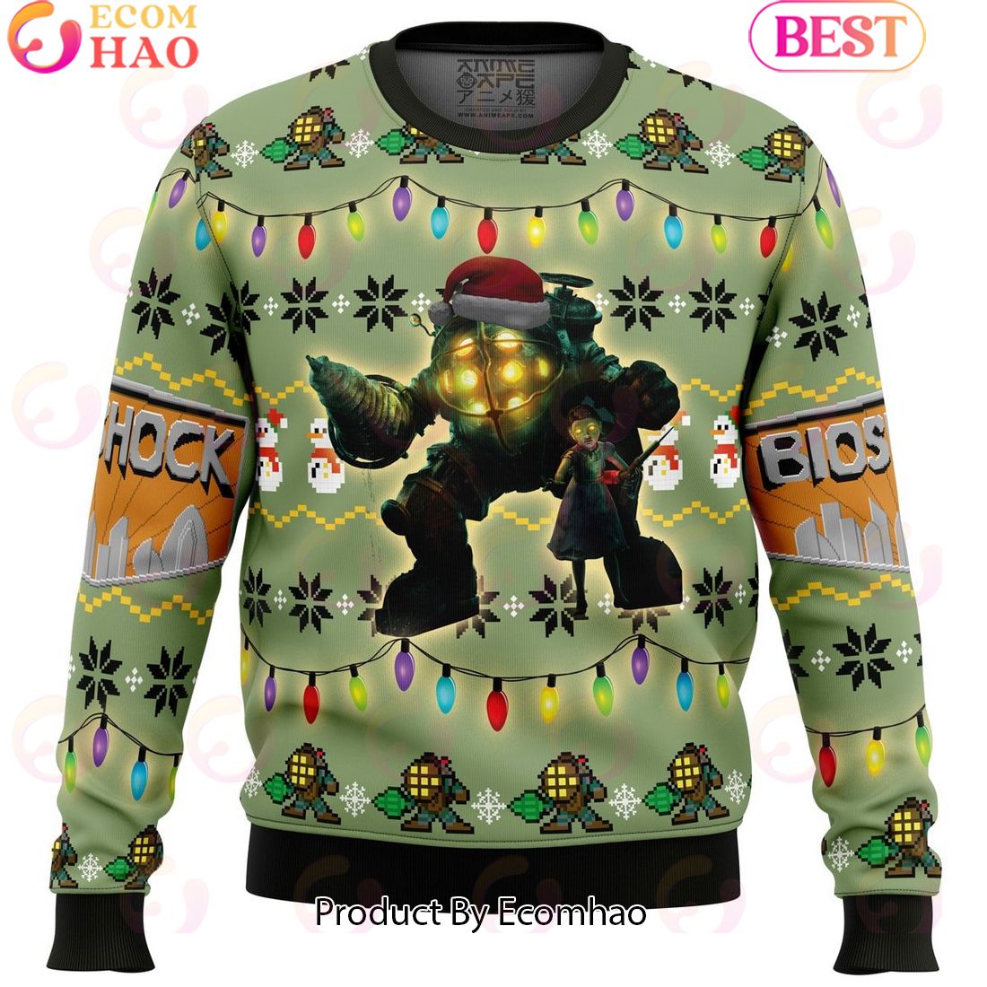 Big Daddy Bioshock Ugly Christmas Sweater