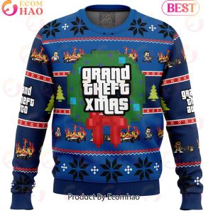 Grand Theft Xmas GTA Ugly Christmas Sweater