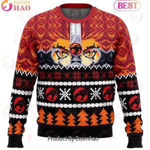Ho Ho Hooo Holiday Thundercats Ugly Christmas Sweater