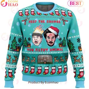 Keep The Change Home Alone Ugly Christmas Sweater