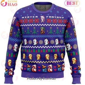Winter Fantasy Final Fantasy Ugly Christmas Sweater