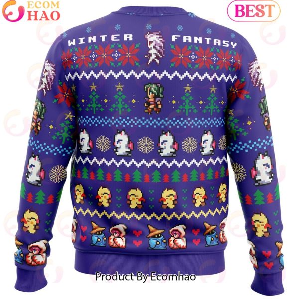 Winter Fantasy Final Fantasy Ugly Christmas Sweater