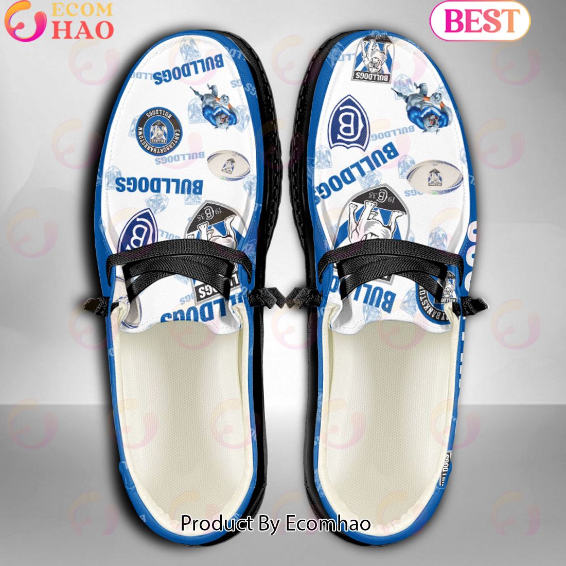 NRL Canterbury-Bankstown Bulldogs Custom Name Hey Dude Shoes