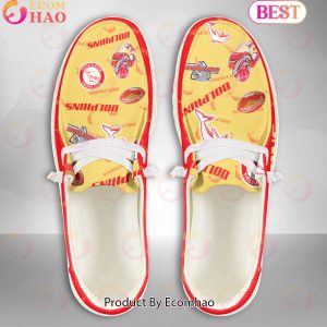 NRL Dolphins Custom Name Hey Dude Shoes