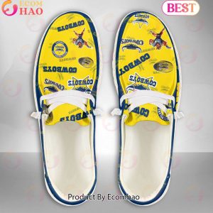 NRL North Queensland Cowboys Custom Name Hey Dude Shoes