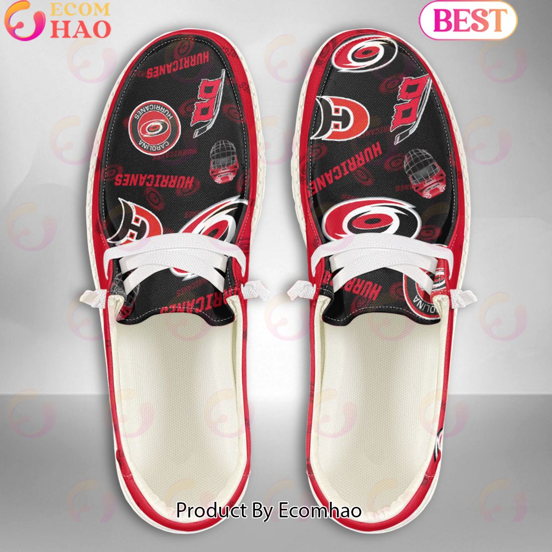 NHL Anaheim Ducks Custom Name Hey Dude Shoes