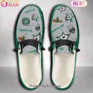 NHL Dallas Stars Custom Name Hey Dude Shoes