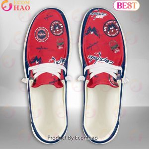 NHL Washington Capitals Custom Name Hey Dude Shoes