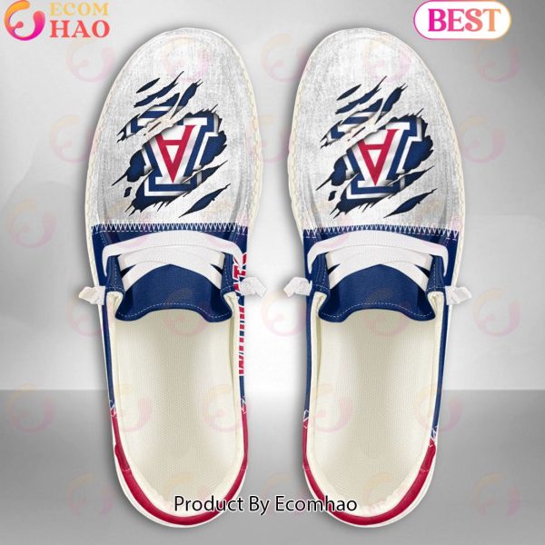 NCAA Arizona Wildcats Custom Name Hey Dude Shoes