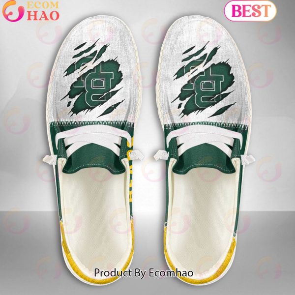 NCAA Baylor Bears Custom Name Hey Dude Shoes