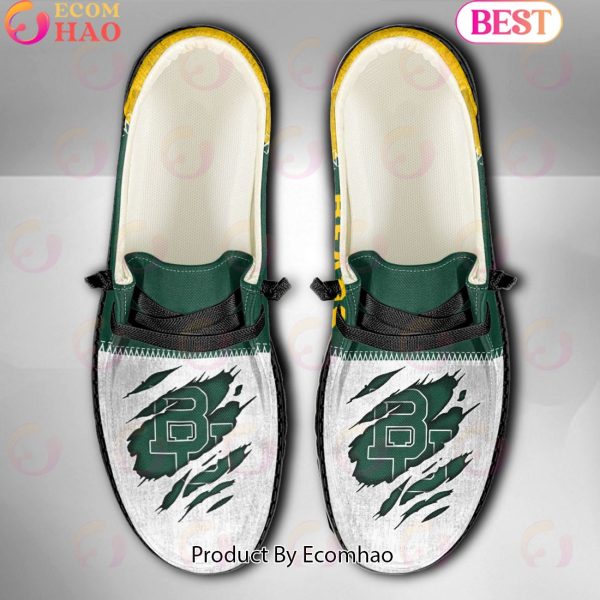 NCAA Baylor Bears Custom Name Hey Dude Shoes