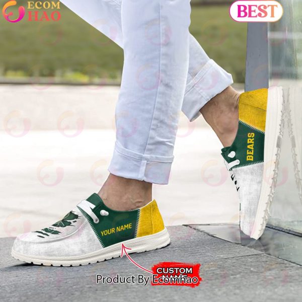 NCAA Baylor Bears Custom Name Hey Dude Shoes