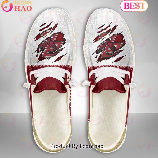 NCAA Boston College Eagles Custom Name Hey Dude Shoes