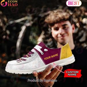 NCAA Central Michigan Chippewas Custom Name Hey Dude Shoes NCAA Central Michigan Chippewas Custom Name Hey Dude Shoes