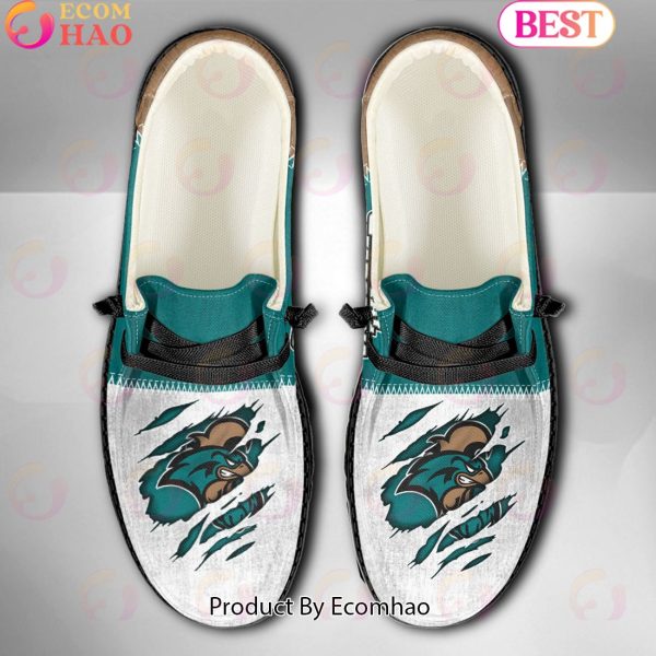 NCAA COASTAL CAROLINA CHANTICLEERS Custom Name Hey Dude Shoes