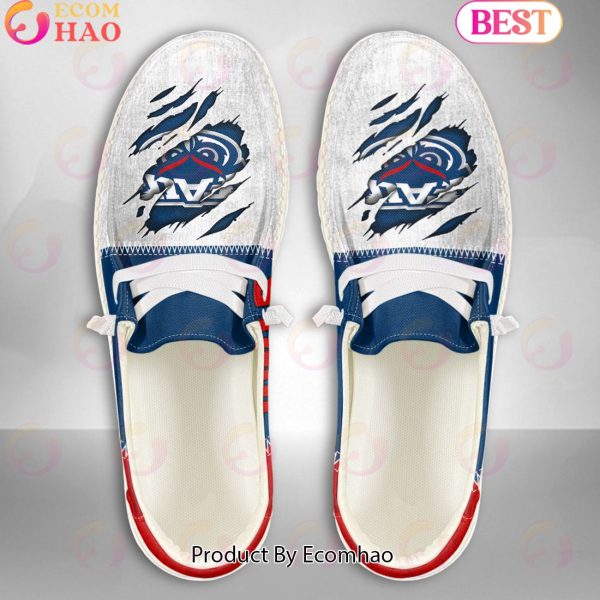 NCAA Florida Atlantic Owls Custom Name Hey Dude Shoes