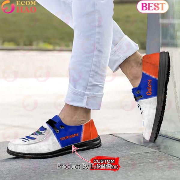 NCAA Florida Gators Custom Name Hey Dude Shoes