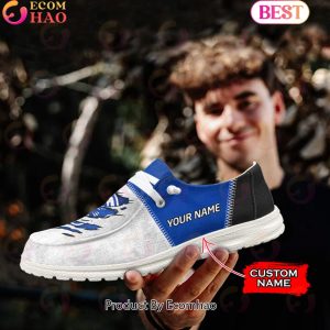 NCAA Georgia State Panthers Custom Name Hey Dude Shoes NCAA Georgia State Panthers Custom Name Hey Dude Shoes