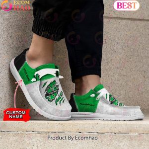 NCAA Marshall Thundering Herd Custom Name Hey Dude Shoes