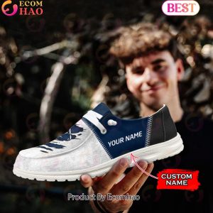 NCAA Nevada Wolf Pack Custom Name Hey Dude Shoes